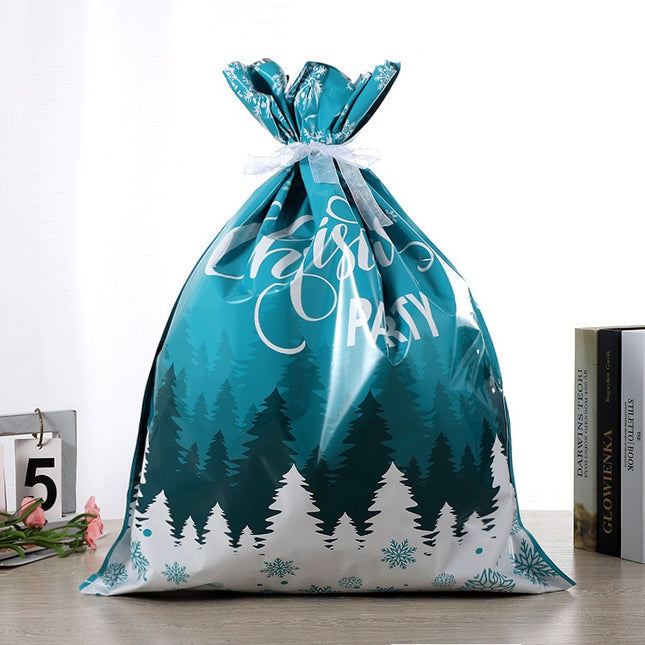 27-Pack Assorted Christmas Gift Bags – Reusable Drawstring Wrapping Bags