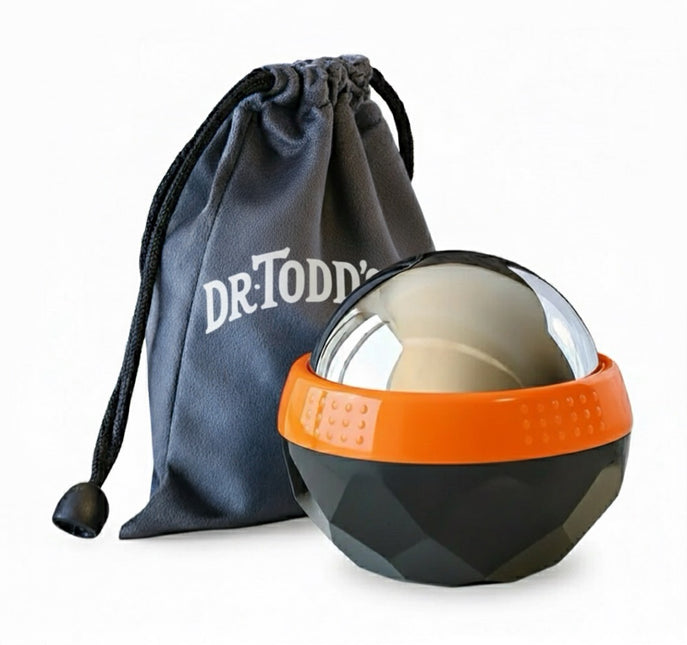 Dr. Todd’s Steel Cryotherapy Ball – Cold Therapy Massage Roller for Muscle Recovery
