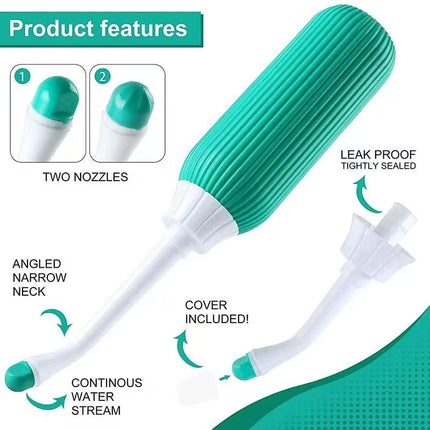 Dr Todd’s Portable Mini Bidet – Travel Handheld Bottle for Personal Hygiene