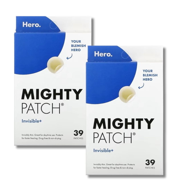 x2 Mighty Pimple patch 39 Pack - invisible+