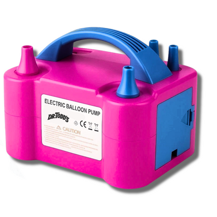 Portable 600W Electric Balloon Pump Inflator – Dual Nozzle High Power Blower (UK Plug)