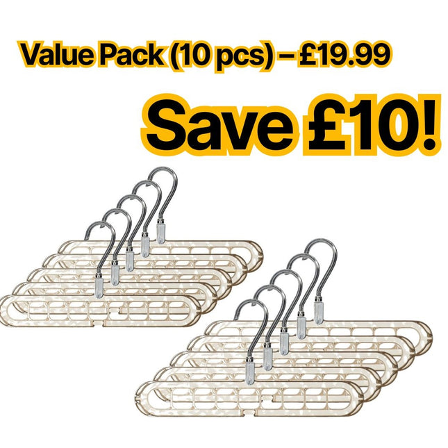 Dr Todd’s Magic Space-Saving Clothes Hanger (Pack of 5 / 10)